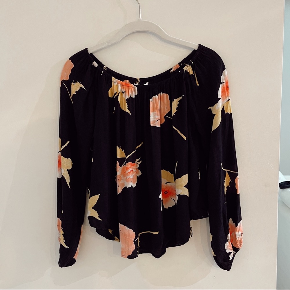 Billabong flower blouse